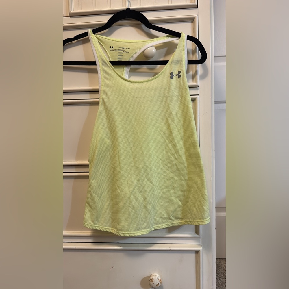 Under Armour Women's Light Yellow Tank Top